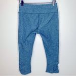 The North Face  Cropped Heathered Blue Leggings Size S Photo 1