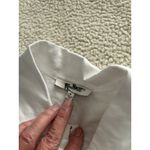 Madewell  Short Sleeve Collared Embroidered Lace Button-Up Shirt White Size M Photo 5