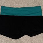 Aerie  fold down black yoga shorts Photo 1