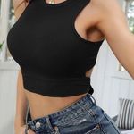 SheIn Tie Back Crop Top Photo 0