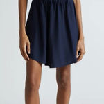 NWT, CINQ À SEPT Fern Sleeveless Mini Dress, Navy, Sz XL Blue Photo 0