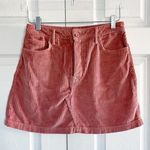GRLFRND Pink Zamira Cotton-blend Corduroy Mini Skirt Photo 2
