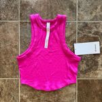 Lululemon Hold Tight Cropped Tank Top Sonic Pink Size 2 Photo 2