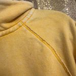 PINK - Victoria's Secret  Golden Yellow Antiqued Quarter Zip Sweater Medium Photo 3