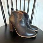 BP  black leather booties size 8 Photo 2