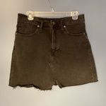 Madewell  Rigid Denim A-Line Skirt Black 29‎ Photo 3