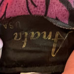 Vintage 80s Anata floral pullover top Size Medium Purple Photo 3