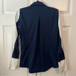 Nike White and Navy Golf Dri-Fit Jacket Size M Photo 4