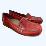 G.H. Bass & Co. Freeport Penny Loafers Red Leather Womens Size 8 M Preppy Casual Photo 5