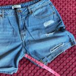 Forever 21  Boyfriend Distressed Denim Shorts | Blue | Size 28 Women’s  Photo 7