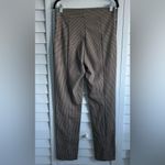 Anthropologie | Favorite Daughter The Suits You Split Hem Plaid Legging Pants Brown Size 8 Photo 6