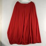 Emma & Michele  Plus 18W Cape Shift Dress Red Knee Length Lined Cocktail Holiday Photo 9