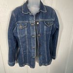 Jones New York  Sport Women’s Denim  Button Jacket Size Large EUC Photo 1