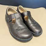 Finn Comfort Nashville Metallic Mary Jane Shoes Flats Round Toe Bronze Cushioned Silver Size 8.5 Photo 0