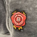 Jim Beam Gray Burnout Hoodie Full Zip Medium Photo 2