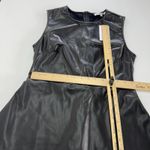 We Wore What Muscle Tank Mini Dress Womens Large Vegan Leather Sleeveless Modern Photo 9