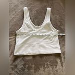 Streetwear Society  Ribbed Crop Tank Top White Gray Sz S GUC Photo 4