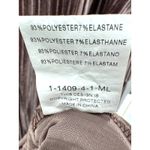 Goldie ‎ Velvet Dress M/L Pleated Long Sleeve Ruffle Hem Party Cocktail Casual Photo 4