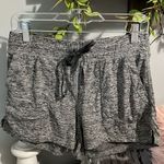 The Comfy Athletic Shorts 90 Degree Elastic Drawstring Waist Heather Gray Womens M Photo 0