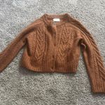 Old Navy Cropped Cable-Knit Cardigan Sweater Photo 0