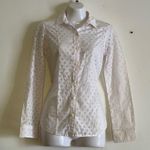 Gap  sheer dot Fitted Boyfriend shirt Photo 1