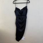 House Of CB HOUSE‎ OF CB 'Reva' Black Satin Balcony Corset Dress /Size S NWOT Photo 10