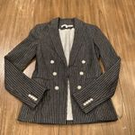 Veronica Beard  Pinstripe Beacon Dickey Jacket linen cotton blazer size 0 Photo 13