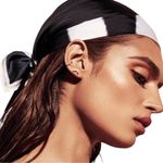 Fenty Beauty Black/White Square Scarf Bandana Black Photo 1