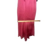 Aidan Mattox NWT  Aiden By Lace Maxi Dress Spaghetti Straps Keyhole Hi Low 4 Pink Photo 15