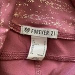 Forever 21 NWOT  Full Length High Rise Leggings 
Pink and Gold Speckled Photo 2