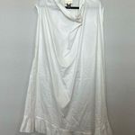 Zac Posen  White Oversized Dress Size Medium Color White Photo 0