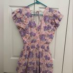 Floral Pink Mini Dress Photo 1