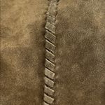 Haute Hippie  | Olive Green Suede/Leather Festival Hobo Bag w/ Matching Mini Bag Photo 8