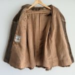 Vintage Mincara Russel Taylor Faux Fur Jacket Womens Large Tan Mob Wife Glam Brown Photo 10