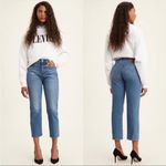 Levi's LEVI’S • premium wedgie straight high waisted button fly jeans sz 26 Photo 1