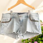 Hollister  Y2K Short-Short Low Rise Beaded Denim shorts NWT Photo 0