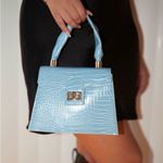 La Voûte Adrienne Houghton LA SIRÈNE Handbag Blue Photo 1