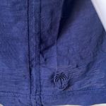 Lilly Pulitzer  Navy 3/4 sleeve cotton shirt Photo 3