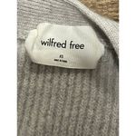 Aritzia Wilfred unwind grey gray heavy knit cardigan Photo 2