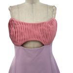 Lavish Lice Lavish Alice Layla Dress Colorblocked Pleated Bandeau Lilac Purple Size US 12 Photo 3