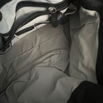 Cole Haan  Black and Silver Shoulder Bag with Textured Leather Photo 5