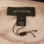 St. John 💕💕 1x1 Rib Cardigan ~ Pale Pink XL NWOT Photo 6