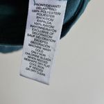 Loft  Top Blouse Size M High Neck Keyhole Ruffle Sleeveless Mixed Media Keyhole Photo 6