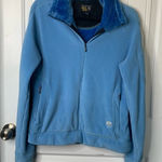 Mountain Hardwear Mountain Hardware blue fleece zip up jacket‎ size medium women’s Photo 0