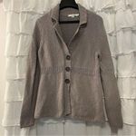 Boden Thick Cable Knit Button Front Collared Cardigan Photo 0