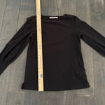 Belle by Kim Gravel size xxs‎ (runs big) black long sleeve top Photo 0