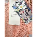 Champagne & Strawberry Jane Choi Lace Flutter Sleeve Midi Dress Women S Pink Photo 3