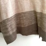 Avenue Pink and Brown Stripe Cowlneck Long Photo 4