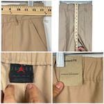 Nike NEW Womens Air Jordan Woven Straight Leg High Rise Light Brown Pant Sz XS Photo 4