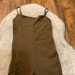 Wilfred Free Aritzia  Divinity Jumpsuit Size XS Olive Womens Body Hugging Stretch Photo 1
